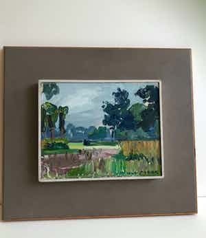 Hein Stork - Landschap bij Steenbergen verkocht voor € 100!