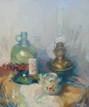 Albert Wouters - Stilleven met fles kaufen? Bieten Sie von 175!