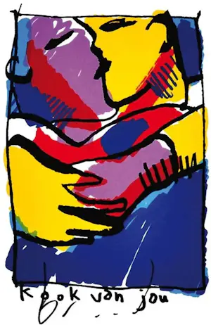 Herman Brood - Kleurengiclee K,OOK VAN JOU op Canvas kopen? Bied vanaf 85!