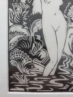 Henri van der Stok - Nimf. Houtsnijdersnummer Wendingen. kopen? Bied vanaf 79!