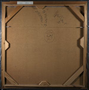 Jan Bollaert - Gemengde techniek op board, 1/2 Mickey en 3-koppen (Zeer Groot) kopen? Bied vanaf 150!