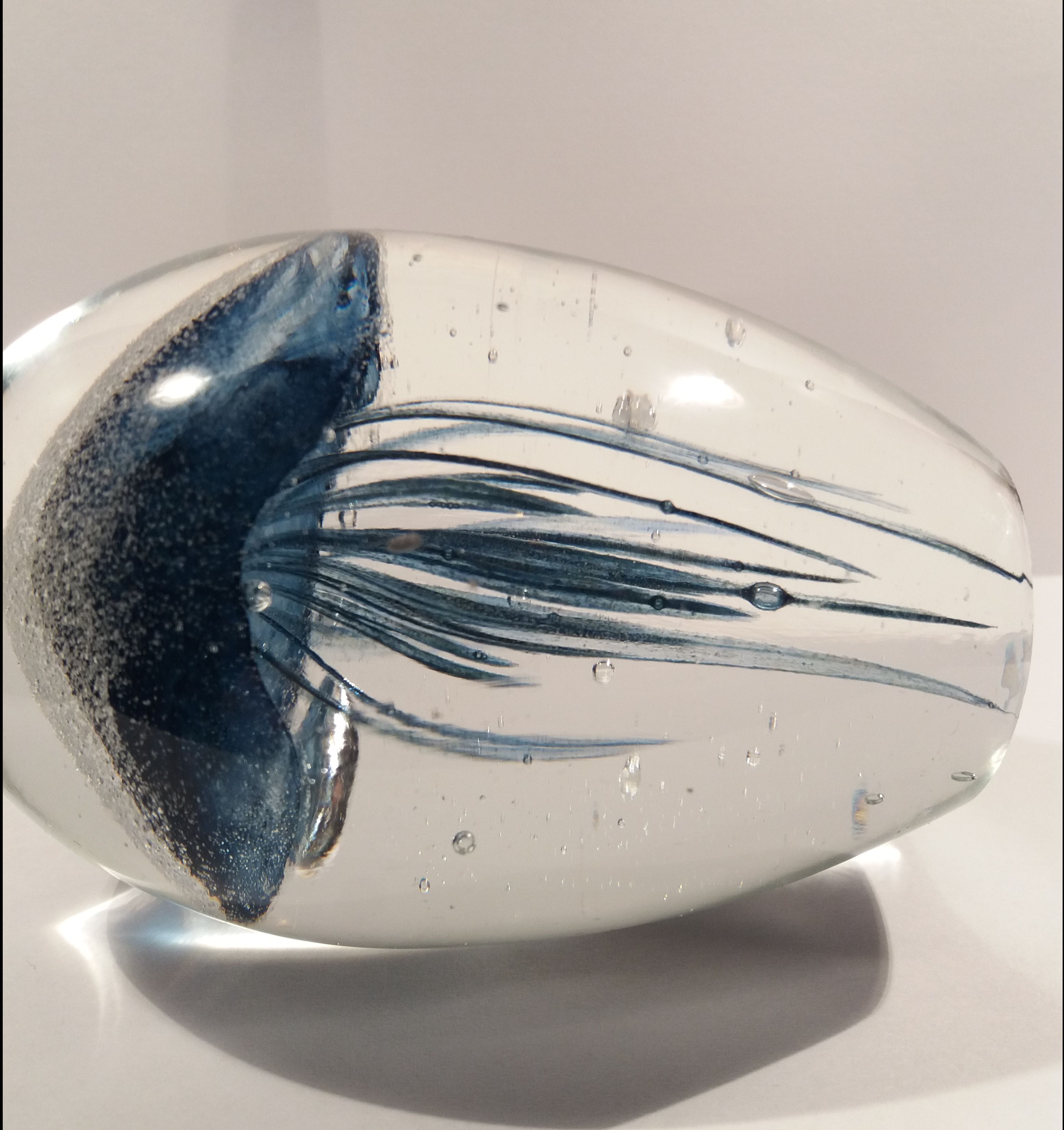 Niet of onleesbaar gesigneerd - 3D jellyfish Presse-papier Glow in the Dark kopen? Bied vanaf 1!