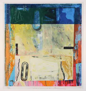 Jos Verwiel - Zeefdruk, Vitrina - Ingelijst (Groot) kopen? Bied vanaf 50!