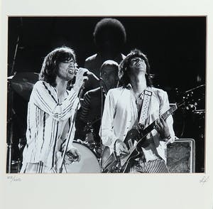 Niet of onleesbaar gesigneerd - Foto, uitgegeven door Studio Limited Edition, The Rolling stones kopen? Bied vanaf 1!