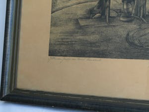 Gijs Voskuyl - Litho, “Jotter van Jaapje van Karel” - gesigneerd & ingelijst - 1949 kopen? Bied vanaf 1!
