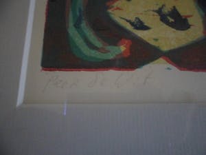 Peer de Wit - Zeefdruk, Titel. "Der Tod und das Madchen IV kopen? Bied vanaf 40!