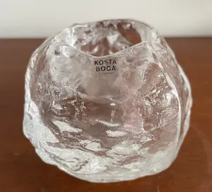 Goran Warff - Kosta Boda - Medium Votive “Snowball” kopen? Bied vanaf 25!