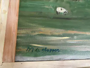 Marjan de Glopper - Landschap met koeien kopen? Bied vanaf 200!