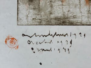 Anton Heyboer - 1979 - ets met 4 figuren uit het systeem. kopen? Bied vanaf 125!