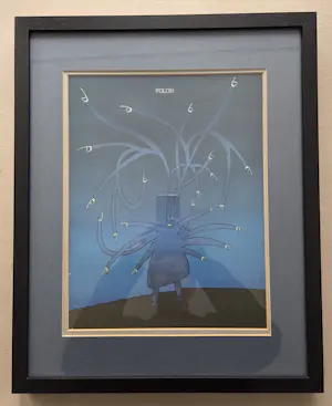 Jean Michel Folon - Figuur. Zie foto's voor titel kopen? Bied vanaf 99!