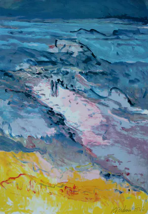 Kees van Bohemen - Litho: variatie op een golfbreker (gesigneerd!) - 1982 kopen? Bied vanaf 175!