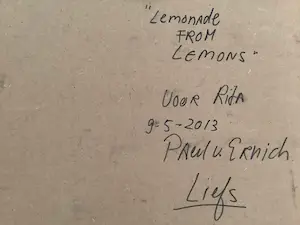 Paul Van Ernich - Lemonade from lemons kopen? Bied vanaf 250!