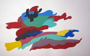 Henri Plaat - Gouache op papier, Zonder titel (Groot) kopen? Bied vanaf 1!