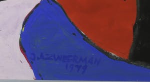 Arnold Zweerman - Gouache, Zonder titel - Ingelijst kopen? Bied vanaf 70!