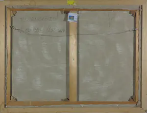 Marcel van Hoef - Gemengde techniek op doek, Tussengebied - Ingelijst kopen? Bied vanaf 150!