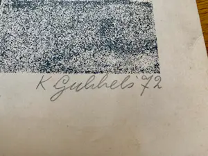 Klaas Gubbels - Nieuwjaarswens (?) 1972/73 kopen? Bied vanaf 150!