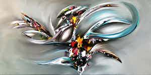 Gena - Abstract Light verkocht voor € 250!