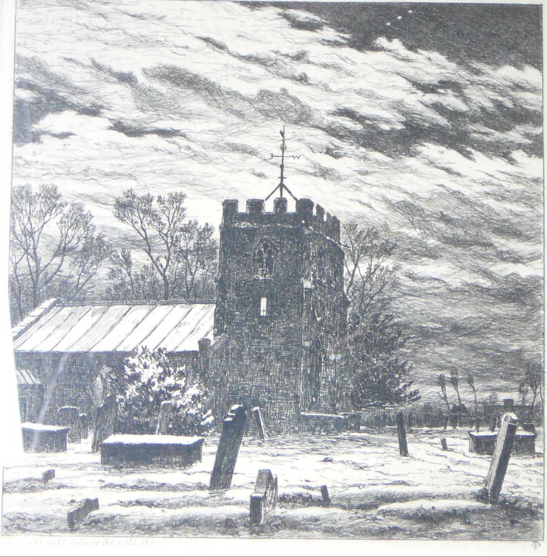 Richard Samuel Chattock - ets "Ring out wild bells to the wild sky" kopen? Bied vanaf 80!
