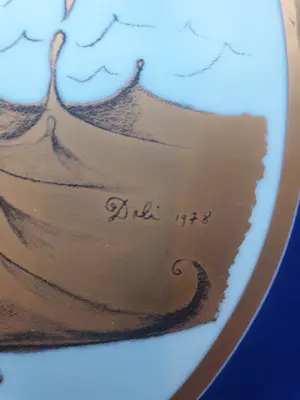 Salvador Dali - Porseleinen bord "Aquarius" diameter 21 cm kopen? Bied vanaf 50!