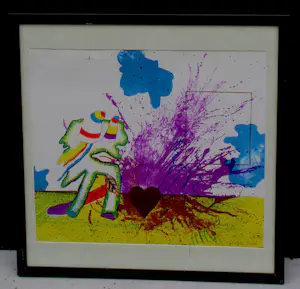Horst Antes - Ingelijste litho: Symbiosion - 1967 kaufen? Bieten Sie von 250!