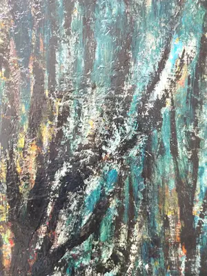 Toon Koster - Expressionistisch boszicht kopen? Bied vanaf 180!