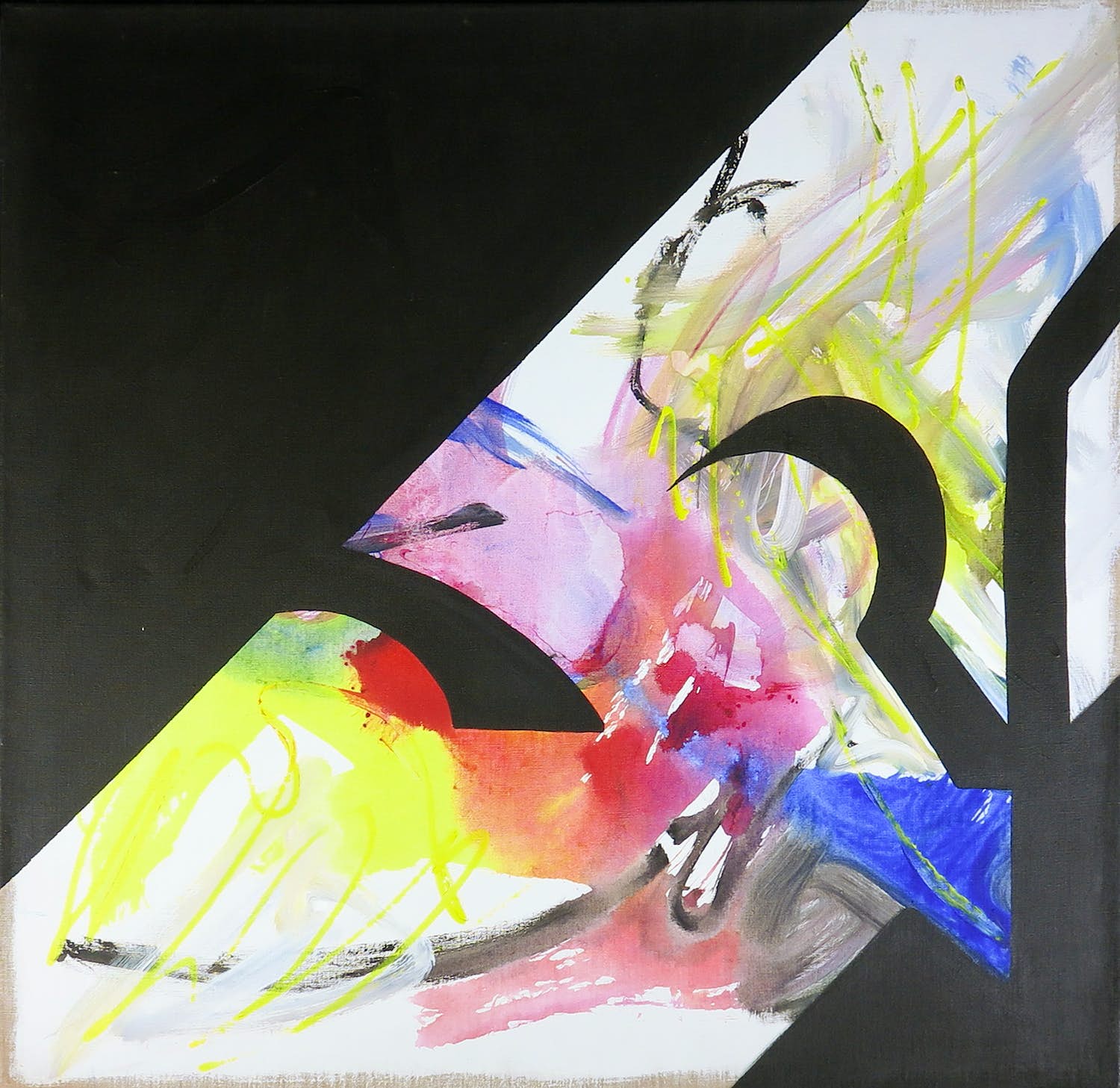 Cobi Nieuwstad - Acryl op doek, Inbegrepen in het landschap II kopen? Bied vanaf 1!