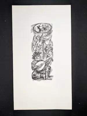 Gerard Gaudaen - de zeven kunsten - map met 7 houtgravures kopen? Bied vanaf 190!