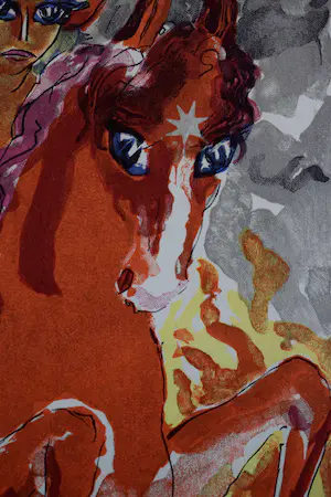 Kees van Dongen - Houtgravure - Le Prince Sharkan au combat kopen? Bied vanaf 50!