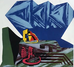 Michael Challenger - Zeefdruk - The First day of automatic Spring - 1967 - Gesigneerd kopen? Bied vanaf 55!