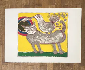 Corneille - Chat et oiseau - Au coeur de l'été , 1990 kopen? Bied vanaf 350!