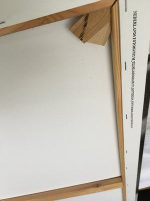 Steef Zoetmulder - Gebroken lijn - 100 x 75cm kopen? Bied vanaf 75!