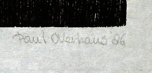 Paul Overhaus - Houtsnede op Japans papier, 3-86 kopen? Bied vanaf 1!
