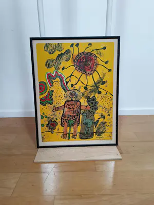 Corneille - "La Colline enrubannée" (1970) - Zeldzame kleurenlithografie kopen? Bied vanaf 495!