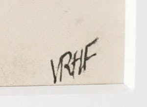 Gradus Verhaaf - Pentekening, Zonder titel - Ingelijst kopen? Bied vanaf 1!