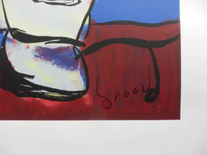 Herman Brood - Kleurenzeefdruk 5-GRAM Handgesigneerd. kopen? Bied vanaf 1!