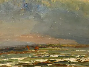 Pol Van Suetendael - zeezicht. kopen? Bied vanaf 225!