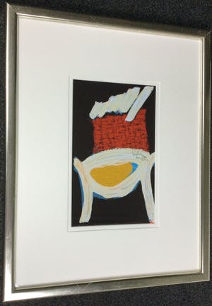 Arty Grimm - z.t. | kleuren zeefdruk - mooi ingelijst kopen? Bied vanaf 49!