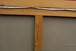 Jeroen Dercksen - acryl op doek: "de stad nadert" - 2002 kaufen? Bieten Sie von 699!