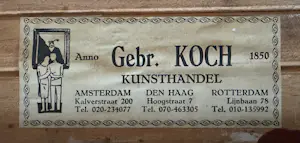 J. van Delden - Havengezicht met zeilschepen en stoomboot kaufen? Bieten Sie von 350!