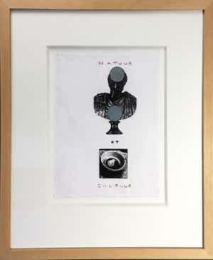 Reinier Lucassen - ‘Natuur Ot Cultuur’ - collage - 1999 verkocht voor € 375!