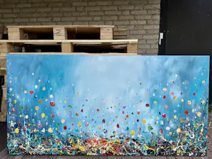 Gena - Flowers Blue kopen? Bied vanaf 450!