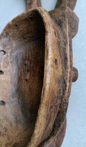 Grebo - Zelfzaam masker met hoorns / gazelle masker kopen? Bied vanaf 70!