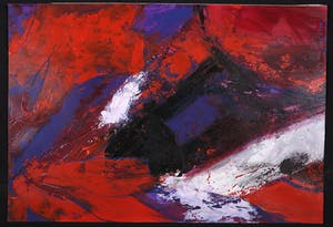 Florence Husen - Acryl- en olieverf op papier, Nog één keer I kopen? Bied vanaf 1!