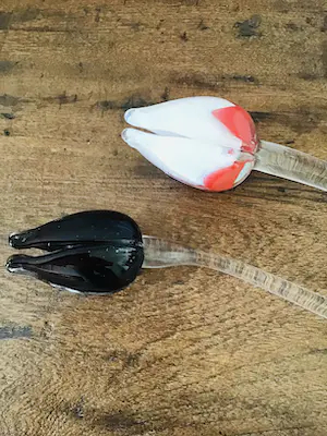 Niet of onleesbaar gesigneerd - Zware grote tulpen van Glas handgemaakt kopen? Bied vanaf 1!