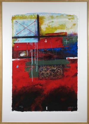 Piotr Konkel - Zeefdruk, Zonder titel - Ingelijst (Groot) kopen? Bied vanaf 35!