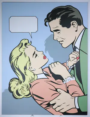 Luc Verschuuren - Acryl op doek, Zonder titel - (Zeer groot) kopen? Bied vanaf 400!