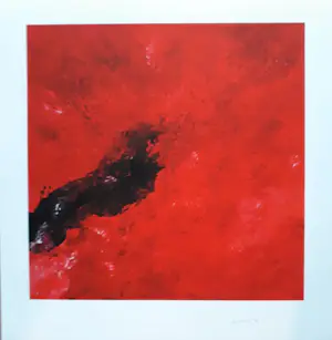 Armando - Kleurengiclee ROTES BILD Handgesigneerd kopen? Bied vanaf 189!