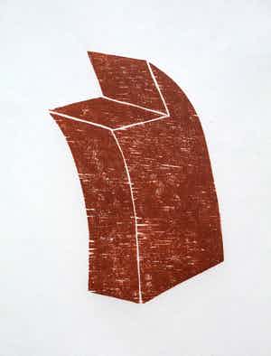 Klaas Gubbels - ingelijste houtdruk - 2015 (prachtige nieuwe houten lijst!) verkocht voor € 325!