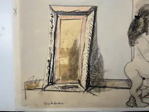 Ed Dukkers - Twee naakten in een interieur kopen? Bied vanaf 100!