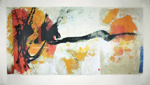 Peter Schenk - Zeefdruk, Abstracte compositie kopen? Bied vanaf 35!